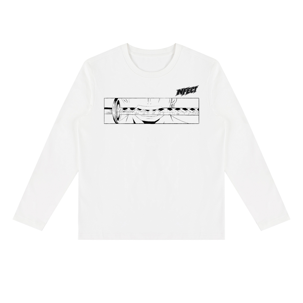 Heavyweight Long Sleeve T-Shirt | 350gsm Cotton, White
