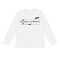 Heavyweight Long Sleeve T-Shirt | 350gsm Cotton, White