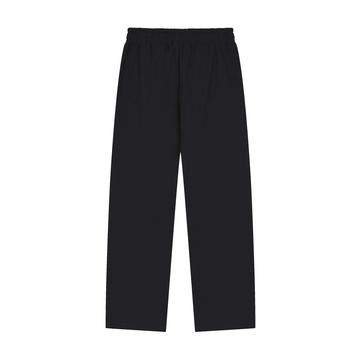 Straight-Leg Sweatpants | Blackish Green Cotton-Poly Joggers