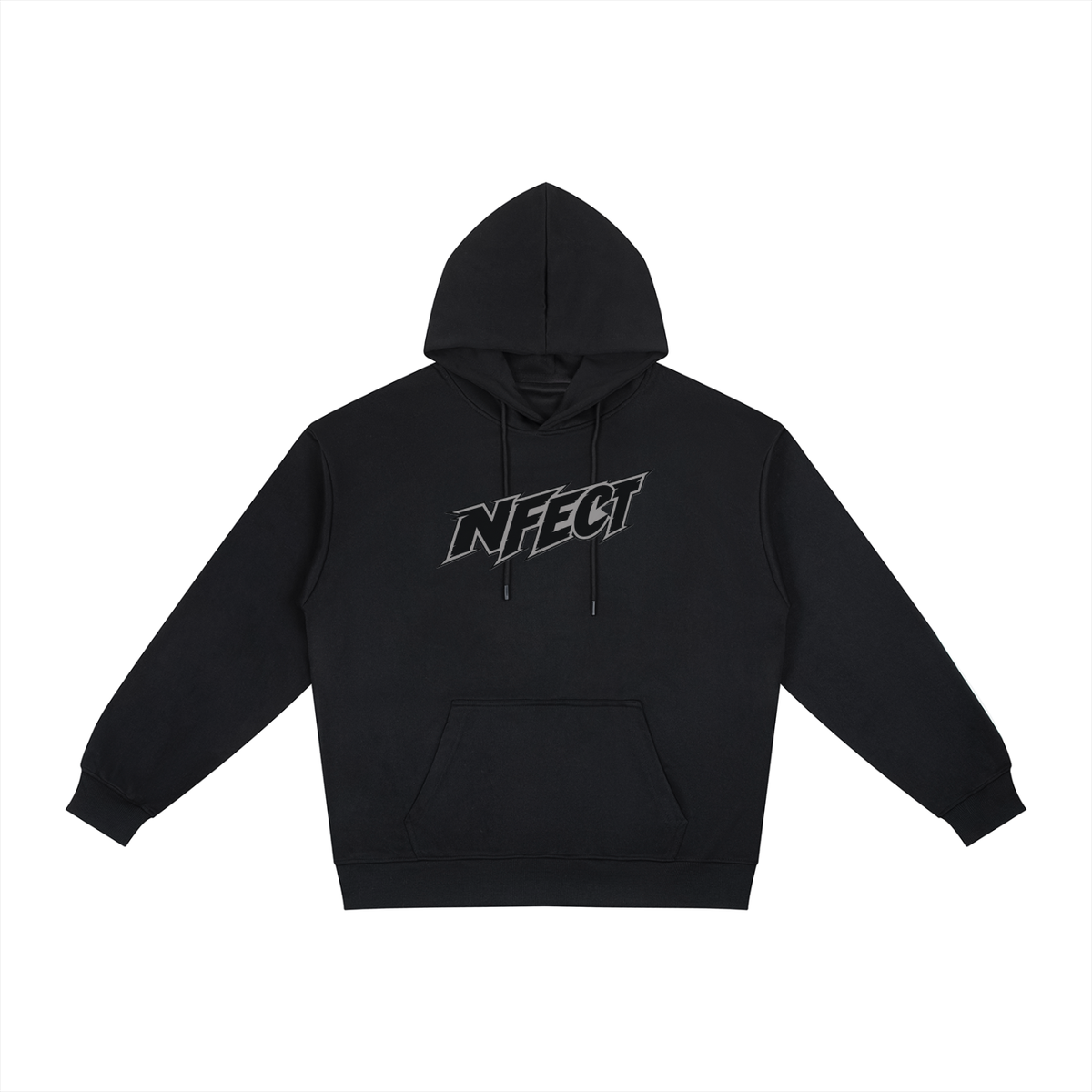 Relaxed Fit Hoodie | Oat Gray Polyester Hoodie