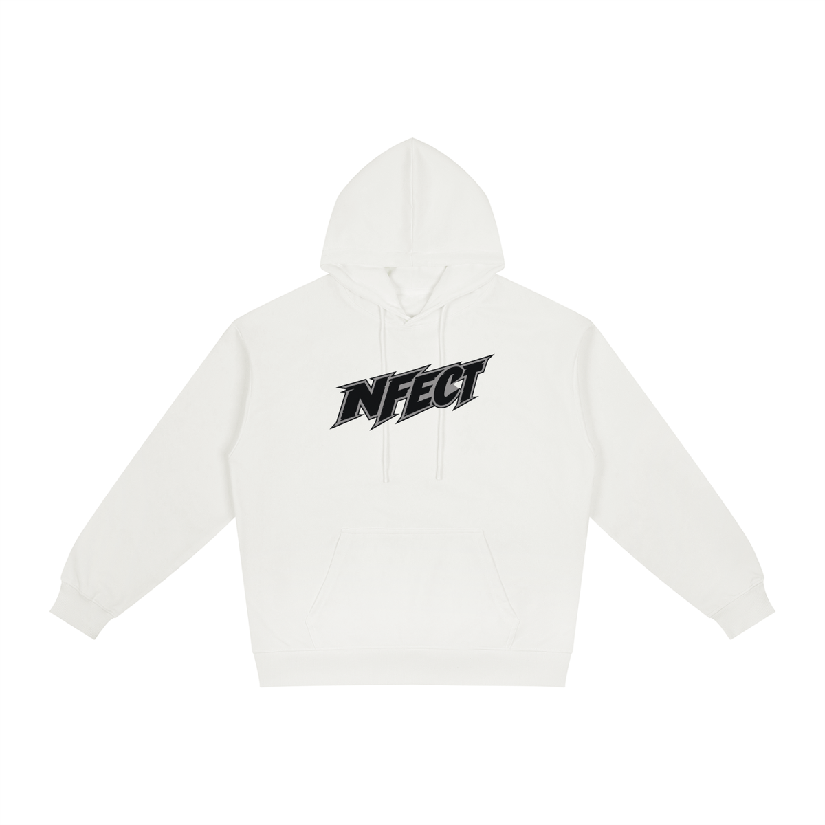 Relaxed Fit Hoodie | Oat Gray Polyester Hoodie